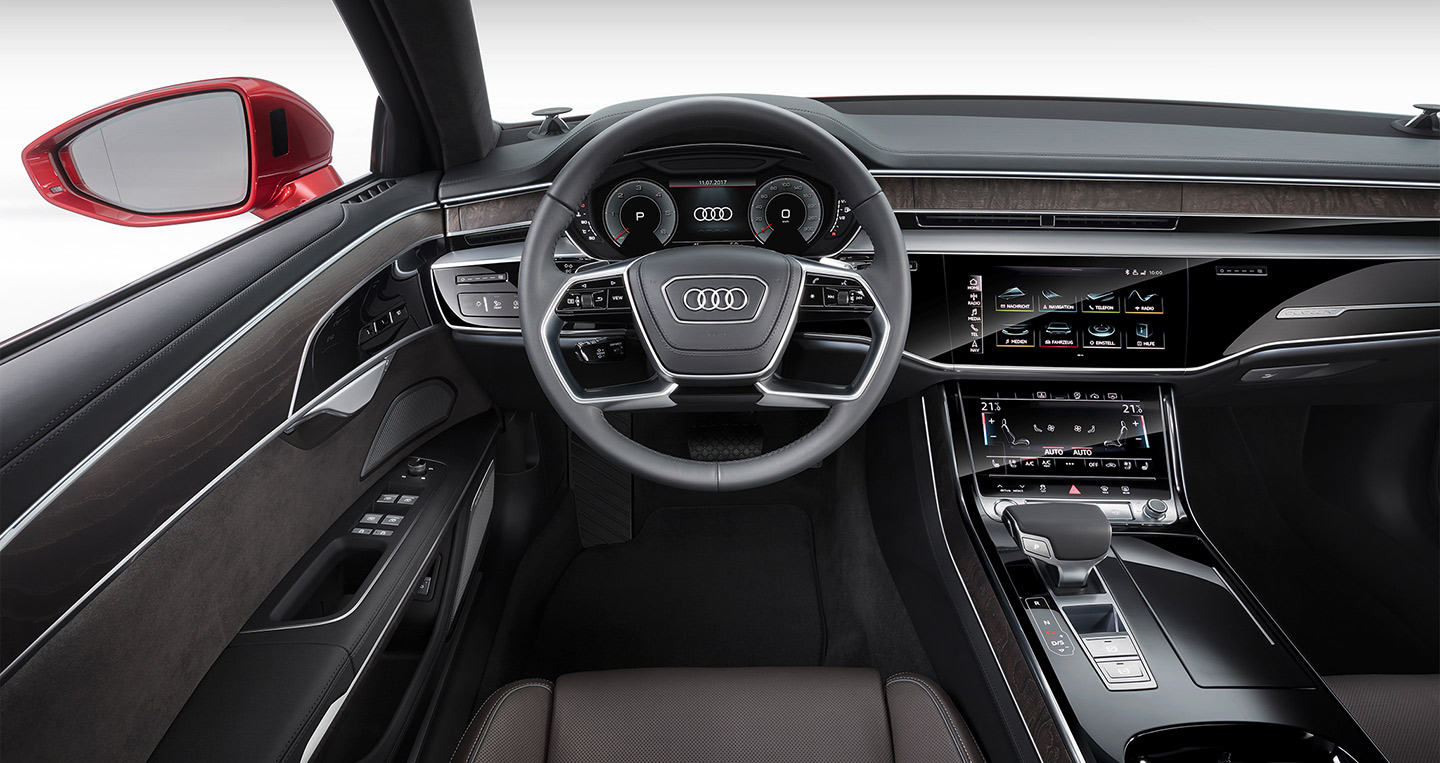 14 tiện nghi tuyệt vời trên Audi A8 2018