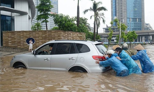 Có nên công khai biển số xe ôtô bị ngập nước?