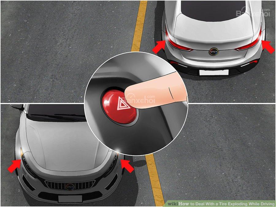 Cách xử lý khi ô tô nổ lốp giữa đường
