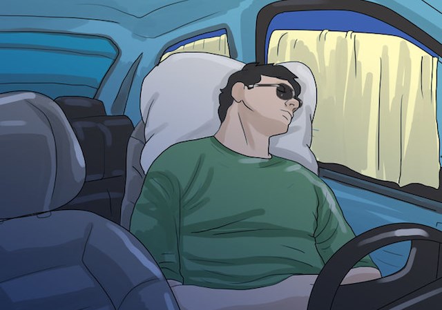 Hướng dẫn cách ngủ an toàn trên xe ô tô