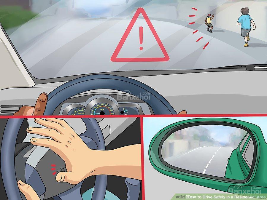 Hướng dẫn cách lái xe an toàn trong khu dân cư