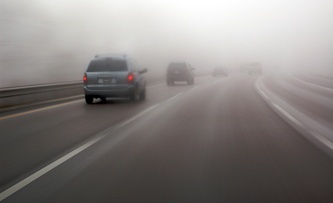 Kinh nghiệm lái xe an toàn khi có sương mù